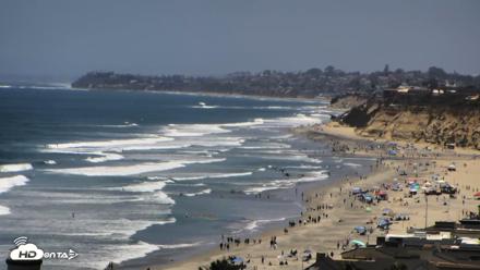 Del Mar Beach Overlook Roaming Live Webcam - Jun 7, 2026, 12:56pm PDT