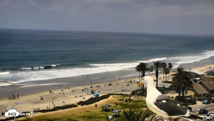 Del Mar Beach Overlook Roaming Live Webcam - May 22, 2026, 1:18pm PDT