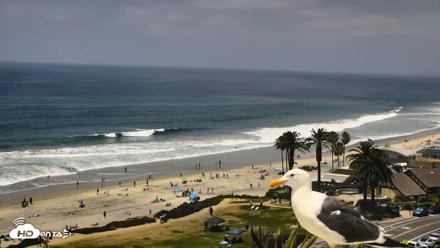 Del Mar Beach Overlook Roaming Live Webcam - May 22, 2026, 1:18pm PDT