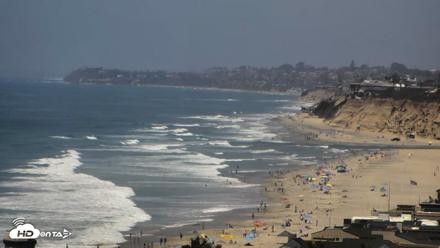 Del Mar Beach Overlook Roaming Live Webcam - Aug 17, 2026, 1:17pm PDT