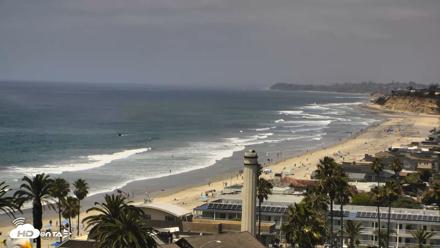 Del Mar Beach Overlook Roaming Live Webcam - May 22, 2026, 1:20pm PDT