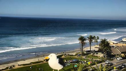 Del Mar Beach Overlook Roaming Live Webcam - Nov 23, 2025, 11:18am PST
