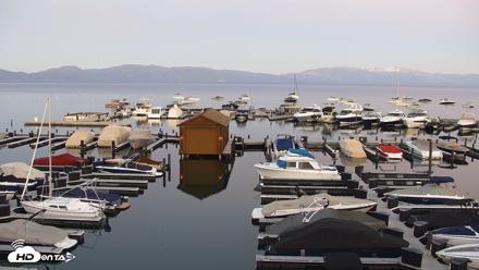 Tahoe City Marina - Lake Tahoe Live Webcam - Jun 1, 2026, 8:38pm PDT