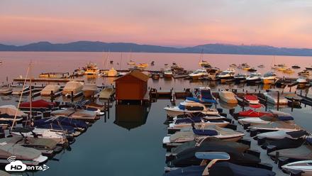 Tahoe City Marina - Lake Tahoe Live Webcam - Jul 12, 2026, 8:28pm PDT