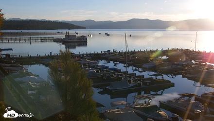 Tahoe City Marina - Lake Tahoe Live Webcam - Oct 3, 2026, 7:27am PDT