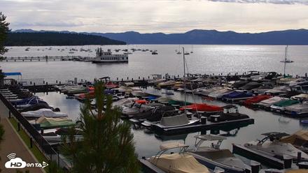 Tahoe City Marina - Lake Tahoe Live Webcam - Jul 12, 2026, 8:44am PDT