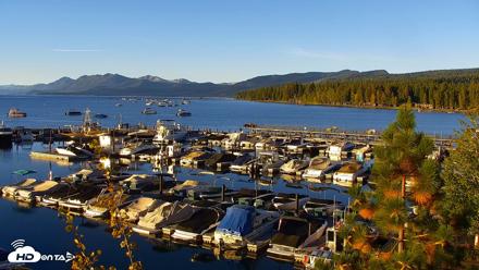 Tahoe City Marina - Lake Tahoe Live Webcam - Sep 12, 2026, 7:19am PDT