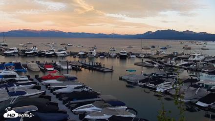 Tahoe City Marina - Lake Tahoe Live Webcam - Jul 25, 2026, 8:17pm PDT