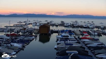 Tahoe City Marina - Lake Tahoe Live Webcam - Jul 22, 2026, 8:21pm PDT