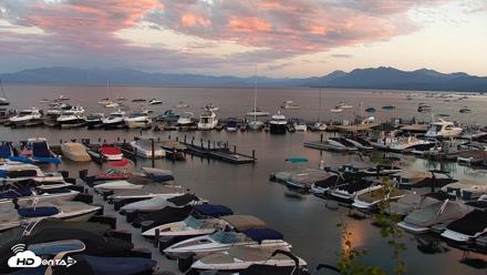 Tahoe City Marina - Lake Tahoe Live Webcam - Jul 18, 2026, 8:29pm PDT