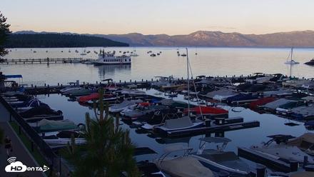 Tahoe City Marina - Lake Tahoe Live Webcam - Jun 21, 2026, 8:10pm PDT