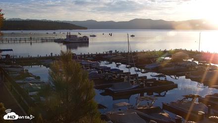 Tahoe City Marina - Lake Tahoe Live Webcam - Oct 4, 2026, 7:20am PDT