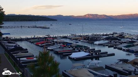 Tahoe City Marina - Lake Tahoe Live Webcam - Jun 6, 2026, 8:17pm PDT