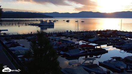 Tahoe City Marina - Lake Tahoe Live Webcam - Sep 21, 2026, 6:55am PDT