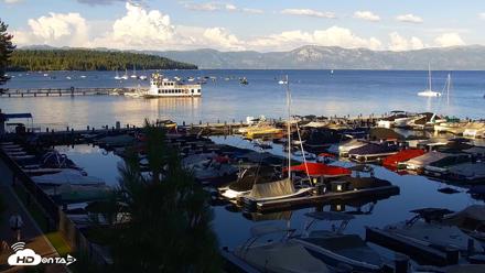 Tahoe City Marina - Lake Tahoe Live Webcam - Jul 22, 2026, 7:12pm PDT