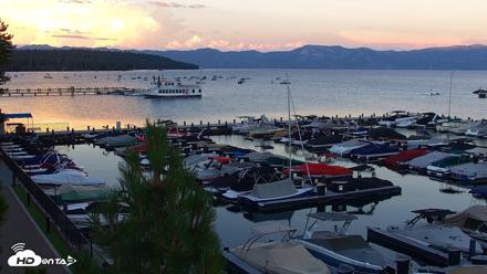 Tahoe City Marina - Lake Tahoe Live Webcam - Jul 22, 2026, 8:20pm PDT