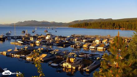 Tahoe City Marina - Lake Tahoe Live Webcam - Jun 11, 2026, 5:58am PDT