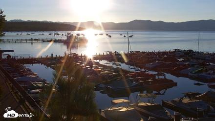 Tahoe City Marina - Lake Tahoe Live Webcam - Jul 24, 2026, 6:37am PDT
