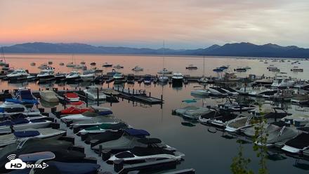 Tahoe City Marina - Lake Tahoe Live Webcam - Jul 11, 2026, 8:33pm PDT