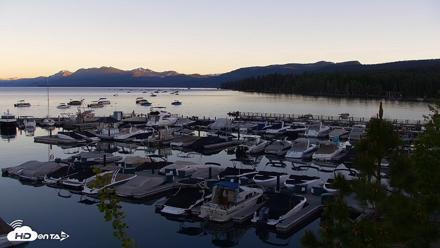 Tahoe City Marina - Lake Tahoe Live Webcam - Jun 9, 2026, 8:09pm PDT