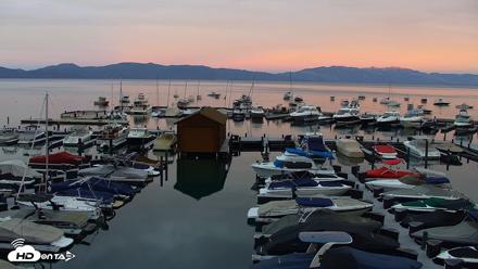 Tahoe City Marina - Lake Tahoe Live Webcam - Jul 11, 2026, 8:30pm PDT