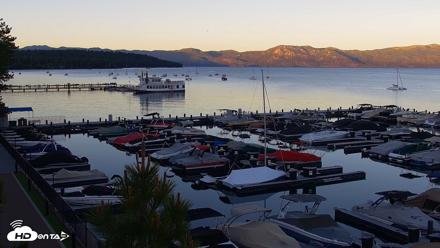 Tahoe City Marina - Lake Tahoe Live Webcam - Jun 9, 2026, 8:10pm PDT