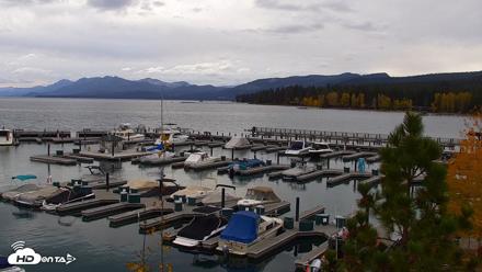 Tahoe City Marina - Lake Tahoe Live Webcam - Oct 21, 2026, 11:48am PDT