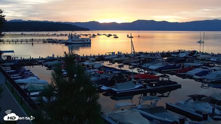 Tahoe City Marina - Lake Tahoe Live Webcam - Aug 21, 2026, 6:18am PDT