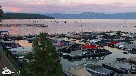 Tahoe City Marina - Lake Tahoe Live Webcam - Aug 11, 2026, 8:04pm PDT
