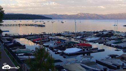 Tahoe City Marina - Lake Tahoe Live Webcam - Jun 13, 2026, 8:09pm PDT