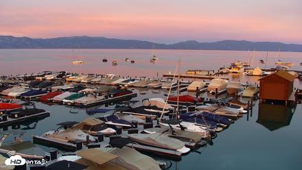 Tahoe City Marina - Lake Tahoe Live Webcam - Jul 12, 2026, 8:29pm PDT