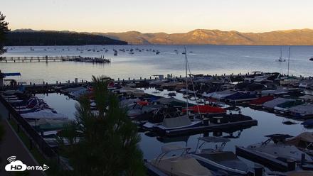 Tahoe City Marina - Lake Tahoe Live Webcam - Jul 30, 2026, 7:55pm PDT
