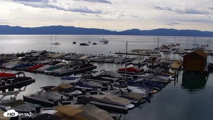 Tahoe City Marina - Lake Tahoe Live Webcam - Jul 12, 2026, 8:39am PDT