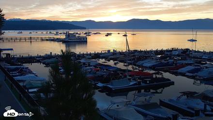 Tahoe City Marina - Lake Tahoe Live Webcam - Aug 23, 2026, 6:24am PDT