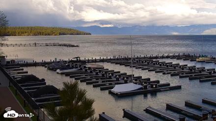 Tahoe City Marina - Lake Tahoe Live Webcam - Apr 24, 2026, 6:07pm PDT