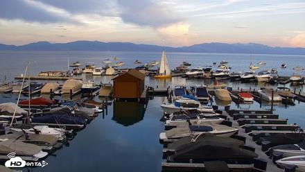 Tahoe City Marina - Lake Tahoe Live Webcam - Jun 17, 2026, 7:56pm PDT