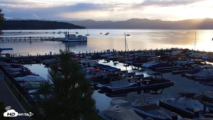 Tahoe City Marina - Lake Tahoe Live Webcam - Sep 28, 2026, 7:21am PDT