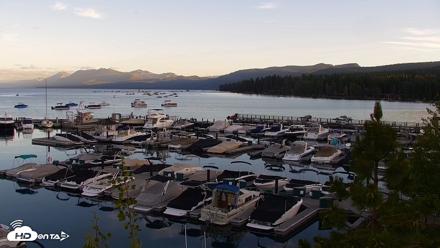 Tahoe City Marina - Lake Tahoe Live Webcam - Jul 1, 2026, 8:02pm PDT