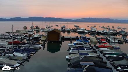 Tahoe City Marina - Lake Tahoe Live Webcam - Jul 11, 2026, 8:33pm PDT