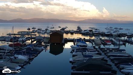 Tahoe City Marina - Lake Tahoe Live Webcam - Jun 13, 2026, 8:10pm PDT