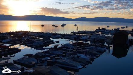 Tahoe City Marina - Lake Tahoe Live Webcam - Sep 21, 2026, 6:55am PDT