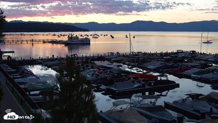 Tahoe City Marina - Lake Tahoe Live Webcam - Jul 16, 2026, 5:45am PDT