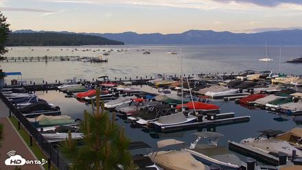 Tahoe City Marina - Lake Tahoe Live Webcam - Jun 17, 2026, 7:57pm PDT