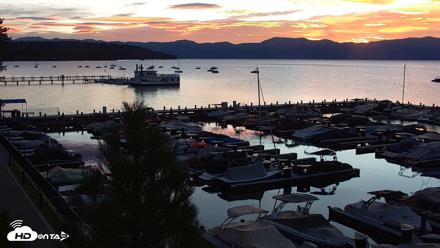 Tahoe City Marina - Lake Tahoe Live Webcam - Sep 25, 2026, 6:42am PDT