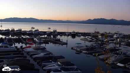 Tahoe City Marina - Lake Tahoe Live Webcam - Oct 1, 2026, 6:45am PDT