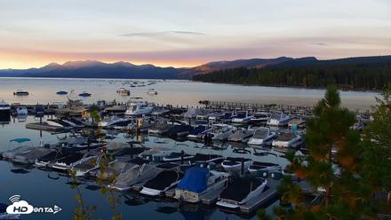 Tahoe City Marina - Lake Tahoe Live Webcam - Sep 11, 2026, 6:45am PDT