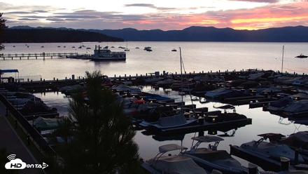 Tahoe City Marina - Lake Tahoe Live Webcam - Sep 25, 2026, 6:37am PDT