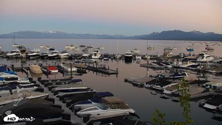 Tahoe City Marina - Lake Tahoe Live Webcam - Jun 11, 2026, 8:41pm PDT