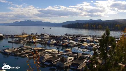 Tahoe City Marina - Lake Tahoe Live Webcam - Oct 8, 2026, 3:39pm PDT