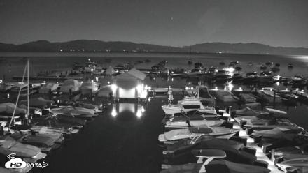 Tahoe City Marina - Lake Tahoe Live Webcam - Jul 29, 2026, 12:01am PDT